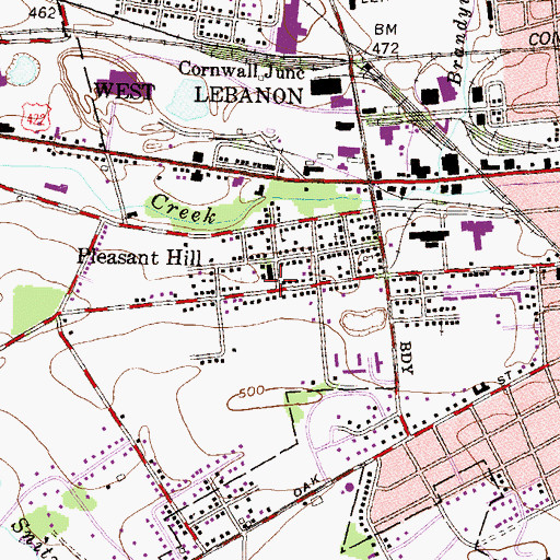 Topographic Map of Neversink Fire Company Station 14, PA