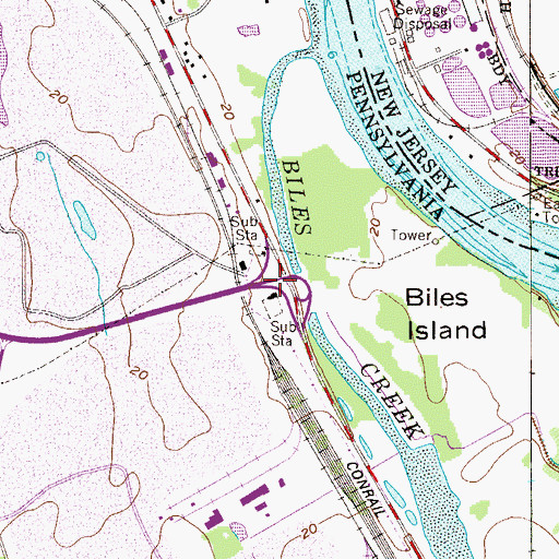 Topographic Map of United States Steel Emergency Services, PA