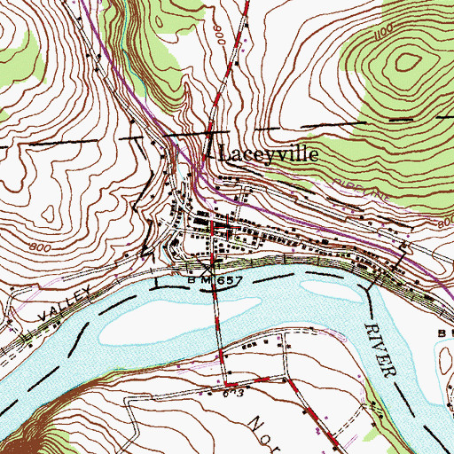 Topographic Map of Goodwill Fire Company Number 5, PA