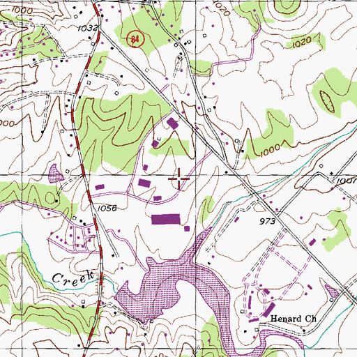 Topographic Map of Overton County Rescue Squad, TN