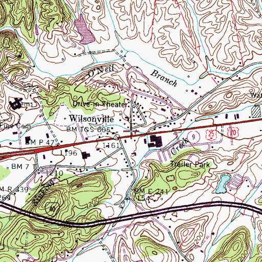 Topographic Map of Newport Rescue Squad, TN