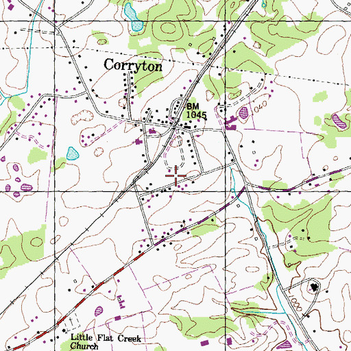 Topographic Map of Rural / Metro Fire Department Knoxville 33, TN