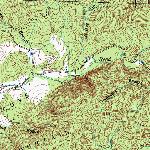 Topographic Map of Tennessee Department of Agriculture Division of Forestry Blount, TN