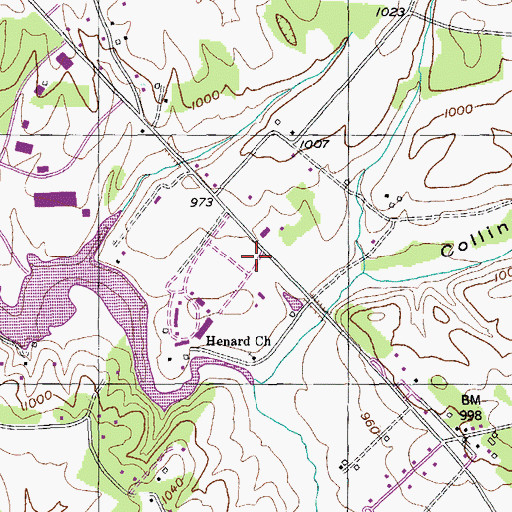 Topographic Map of Fairgrounds Volunteer Fire Department, TN