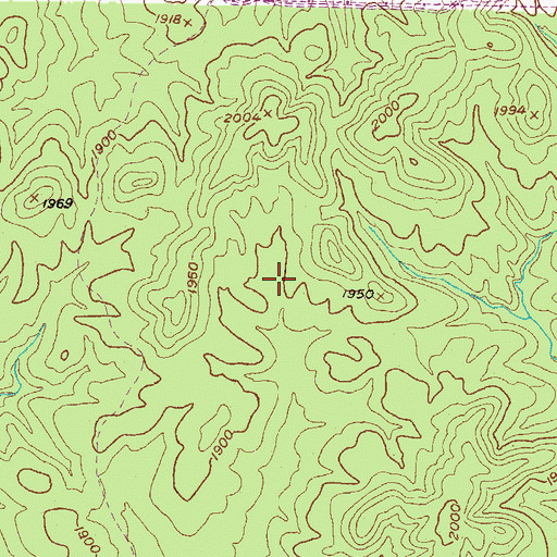 Topographic Map of Putnam County Fire Department Station 23, TN