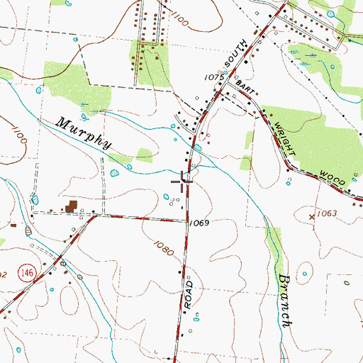 Topographic Map of Dekalb County Fire Department Station 62, TN