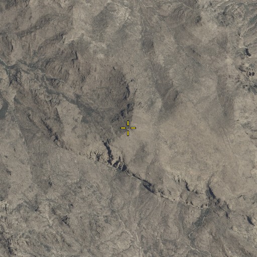 Aerial/Satellite Image of Bluff Spring Mountain, AZ