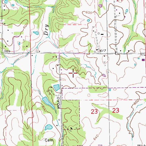 Topographic Map of SSM Health Saint Joseph Hospital - Wentzville, MO