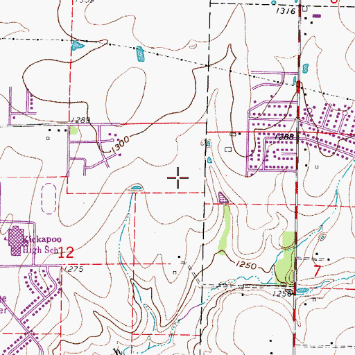 Topographic Map of Cox Medical Centers Meyer Orthopedic and Rehabilitation Hospital, MO