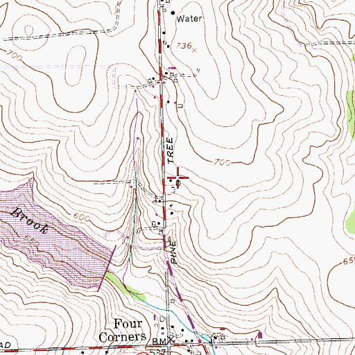 Topographic Map of Aroostook Mental Health Center, ME