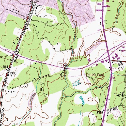 Topographic Map of Lufkin Fire Department Station 4, TX