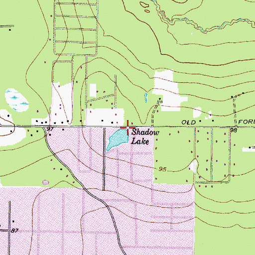 Topographic Map of Montgomery County Emergency Services District 6 / Porter Fire Department Station 123, TX