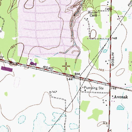 Topographic Map of Spring Volunteer Fire Department Station 72, TX