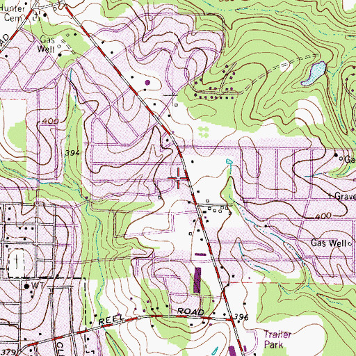 Topographic Map of Longview Fire Department Station 7 / Emergency Medical Services, TX
