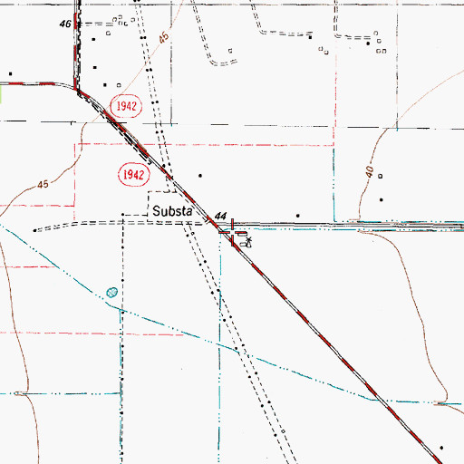 Topographic Map of Crosby Volunteer Fire Department Station 5, TX