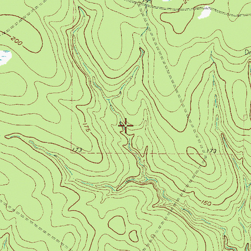 Topographic Map of The Woodlands Fire Department Station 5 - First Responders, TX