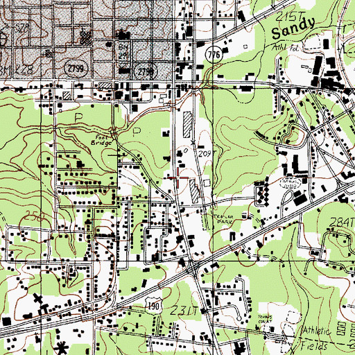 Topographic Map of Texas Forest Service Jasper Office, TX