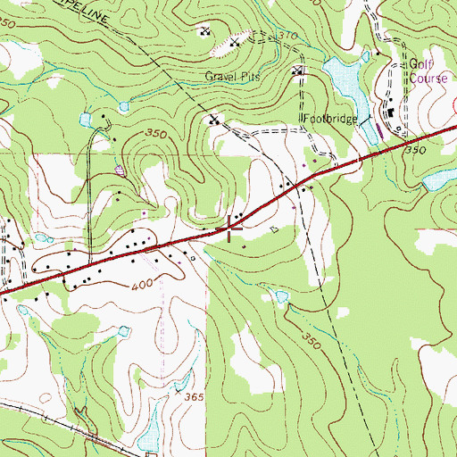 Topographic Map of Texas Forest Service Marshall Office, TX