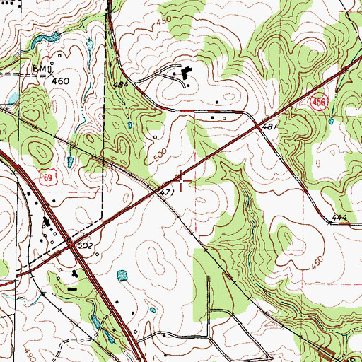 Topographic Map of Texas Forest Service Jacksonville Office, TX
