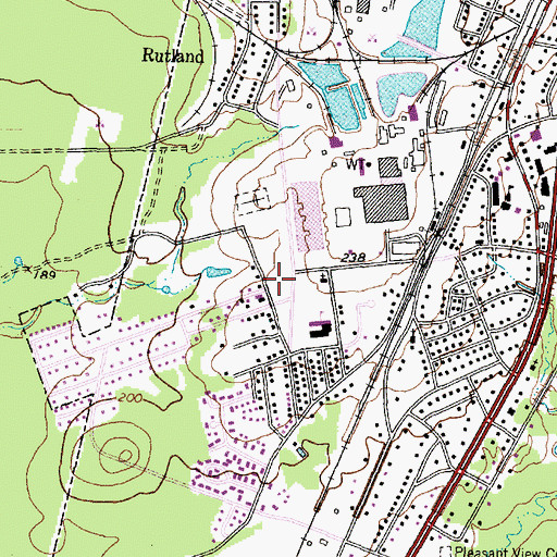 Topographic Map of Diboll Volunteer Fire Department Station 2, TX
