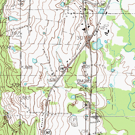 Topographic Map of Texas Forest Service San Augustine Office, TX