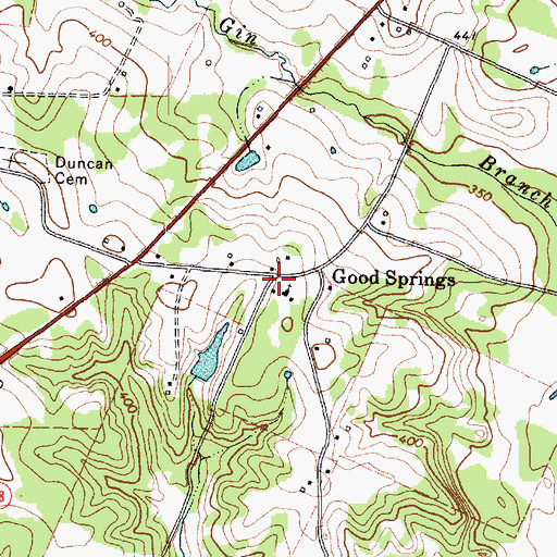 Topographic Map of Carlisle Volunteer Fire Department Station 2, TX