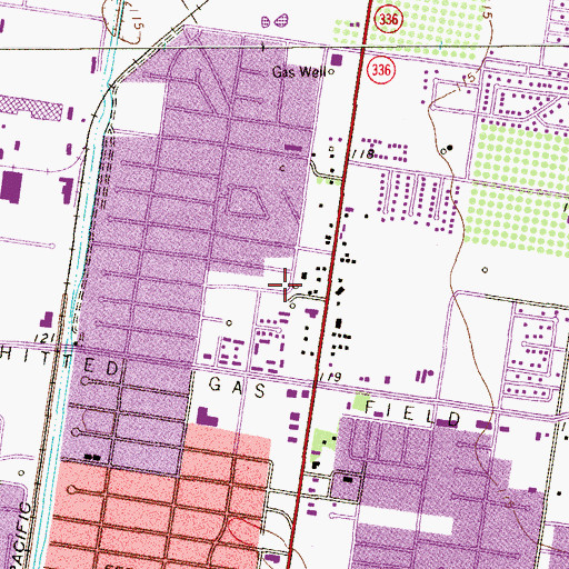 Topographic Map of Palm Valley Emergency Medical Services, TX