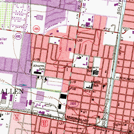 Topographic Map of Medical and Trauma Specialists, TX