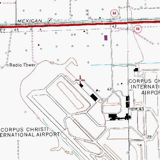 Topographic Map of Halo Flight, TX