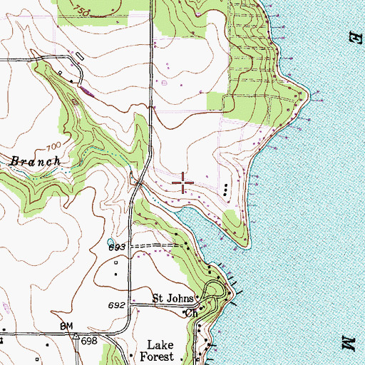 Topographic Map of North Texas Emergency Medical Service, TX