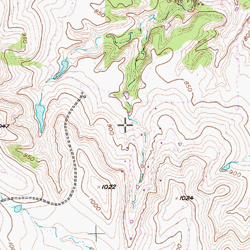 Topographic Map of North Texas Emergency Medical Service, TX