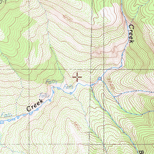Topographic Map of Ross Creek, CA