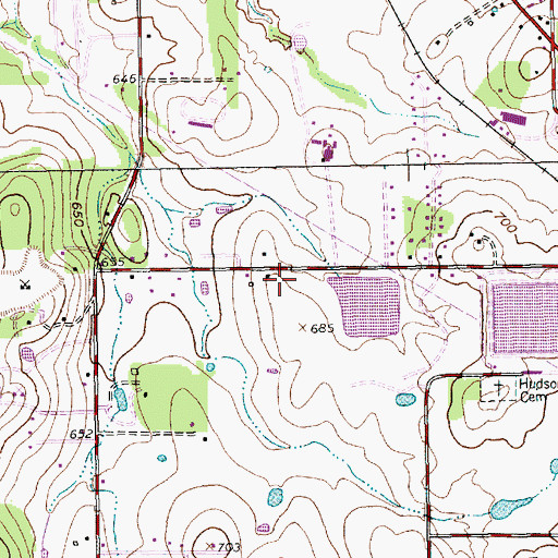 Topographic Map of Trans - Care Medical Transport, TX