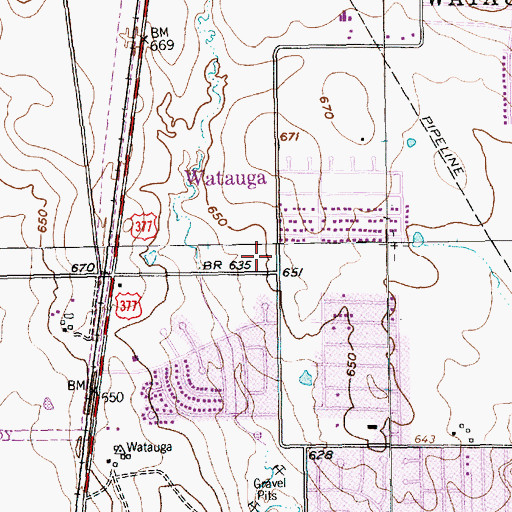 Topographic Map of Paramed Systems, TX