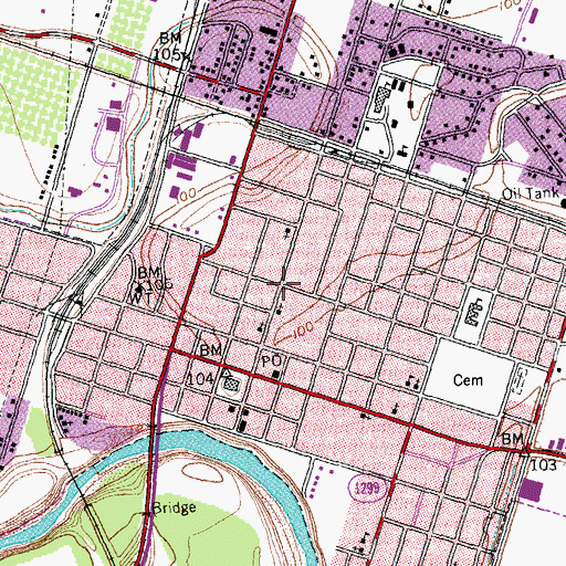 Topographic Map of Quality Elite Emergency Medical Services, TX