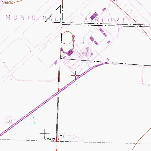 Topographic Map of Rico Aviation, TX