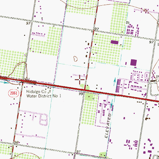 Topographic Map of Riverside Emergency Medical Services, TX