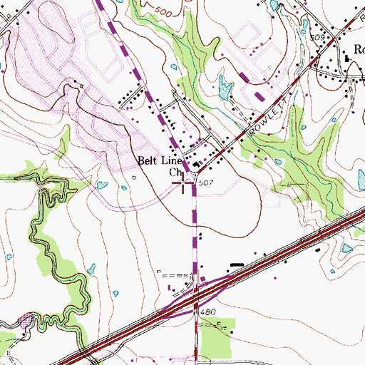 Topographic Map of Lifetime Emergency Medical Services, TX