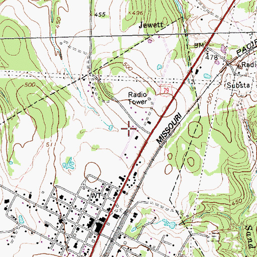 Topographic Map of K and L Transport, TX