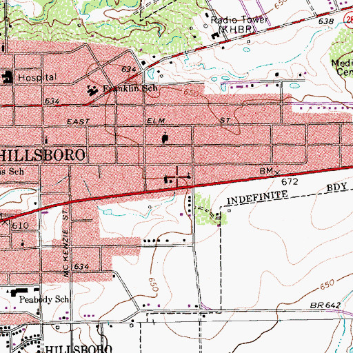 Topographic Map of Life Care Plus Emergency Medical Services, TX