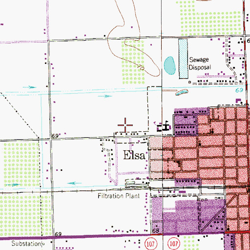 Topographic Map of Guardian Emergency Medical Services, TX