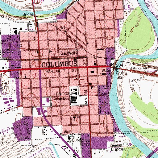 Topographic Map of Guardian Emergency Medical Services, TX