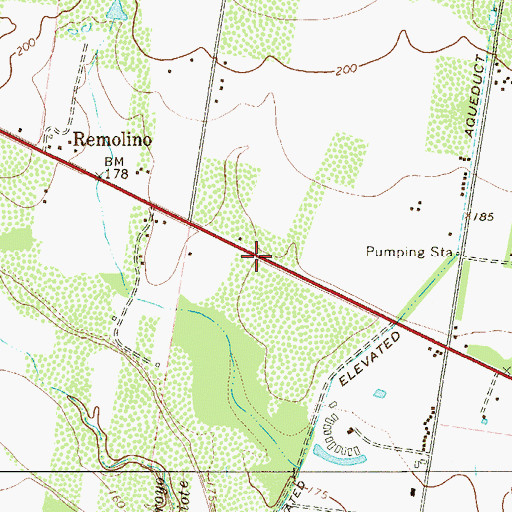 Topographic Map of Stat Emergency Medical Serives, TX