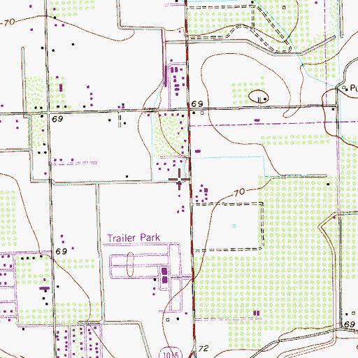 Topographic Map of Absolute Emergency Medical Services, TX