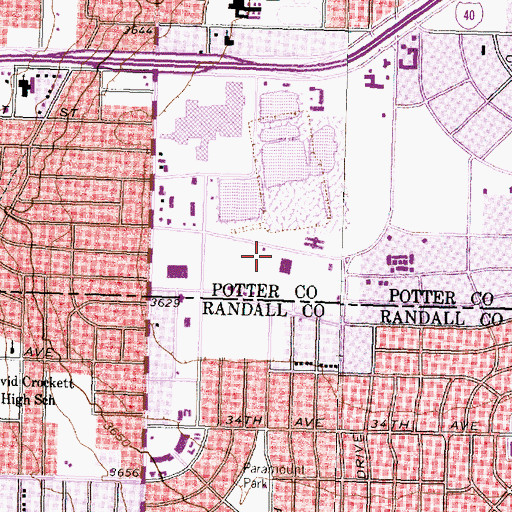Topographic Map of O'Hara Flying Service II, TX