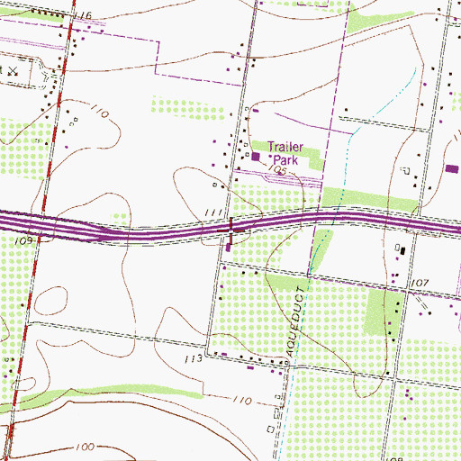 Topographic Map of Lifeline Emergency Medical Services, TX