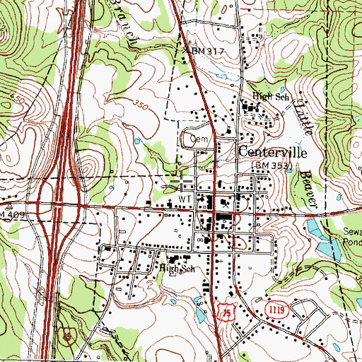 Topographic Map of Texas Medical Response, TX
