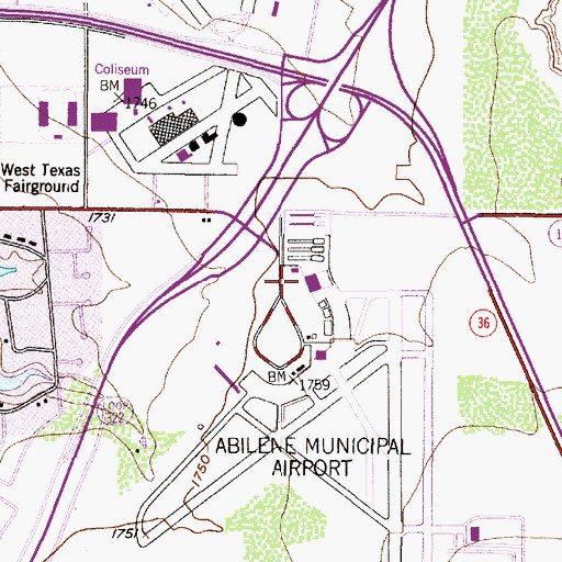 Topographic Map of Southwest Med Evac 3, TX