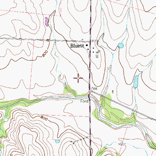 Topographic Map of Phoenix Medical Service, TX