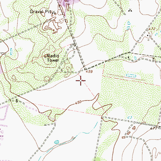 Topographic Map of South Texas Ambulance Response, TX